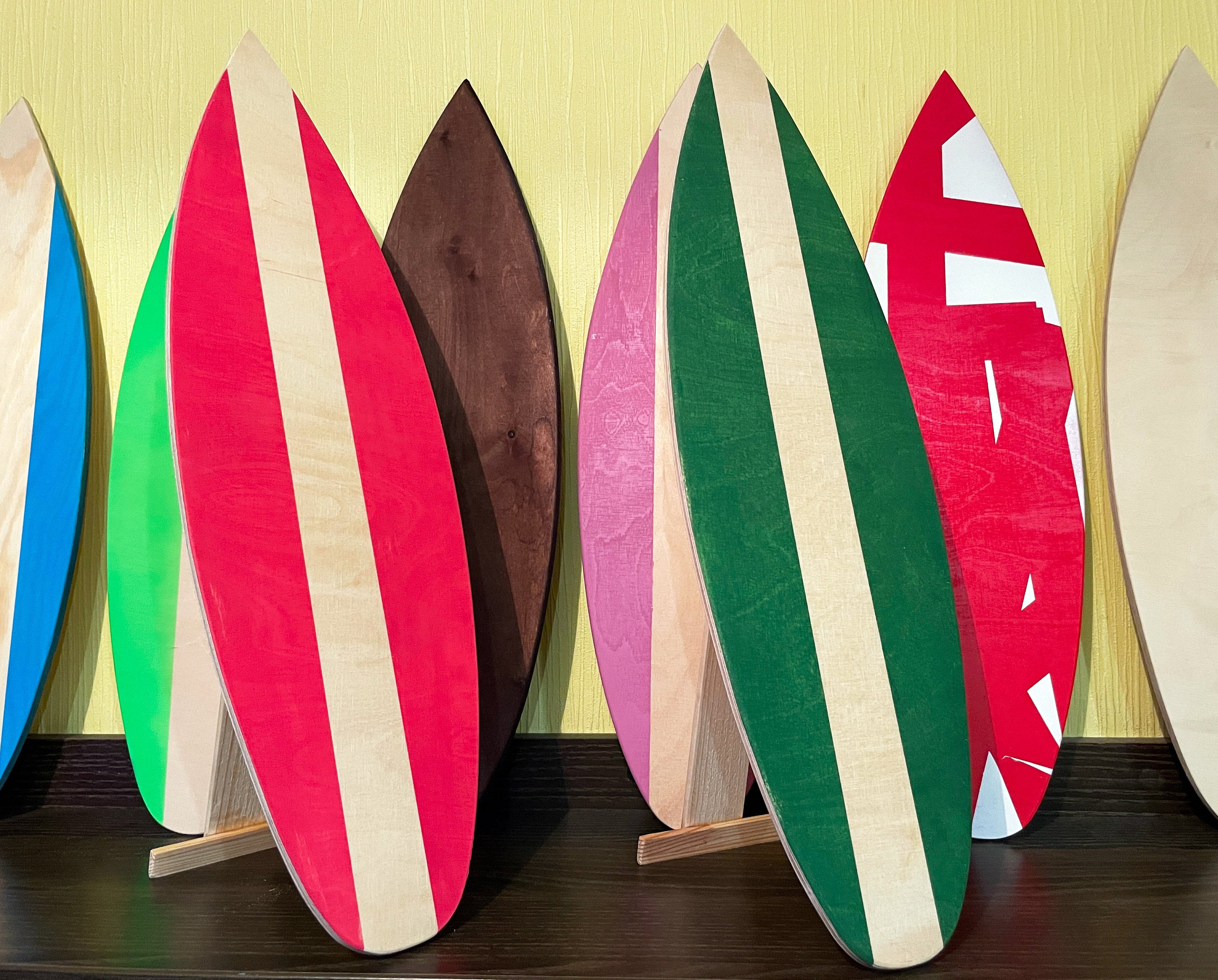 Mini Surfbrett Deko aus Holz | Etsy