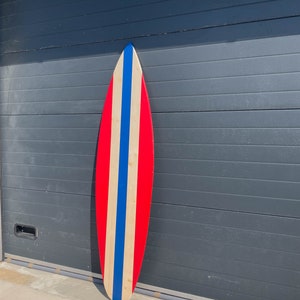 Wooden Vintage Surfboard Decor 1 meter 3.2 ft