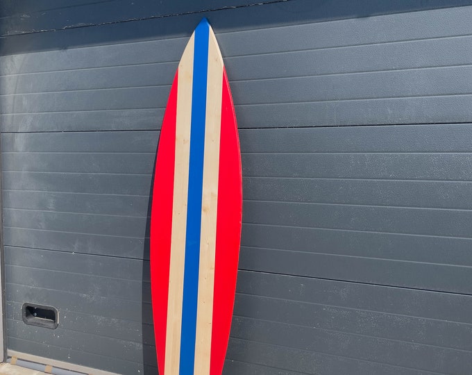 Wooden Vintage Surfboard Decor 1 meter 3.2 ft