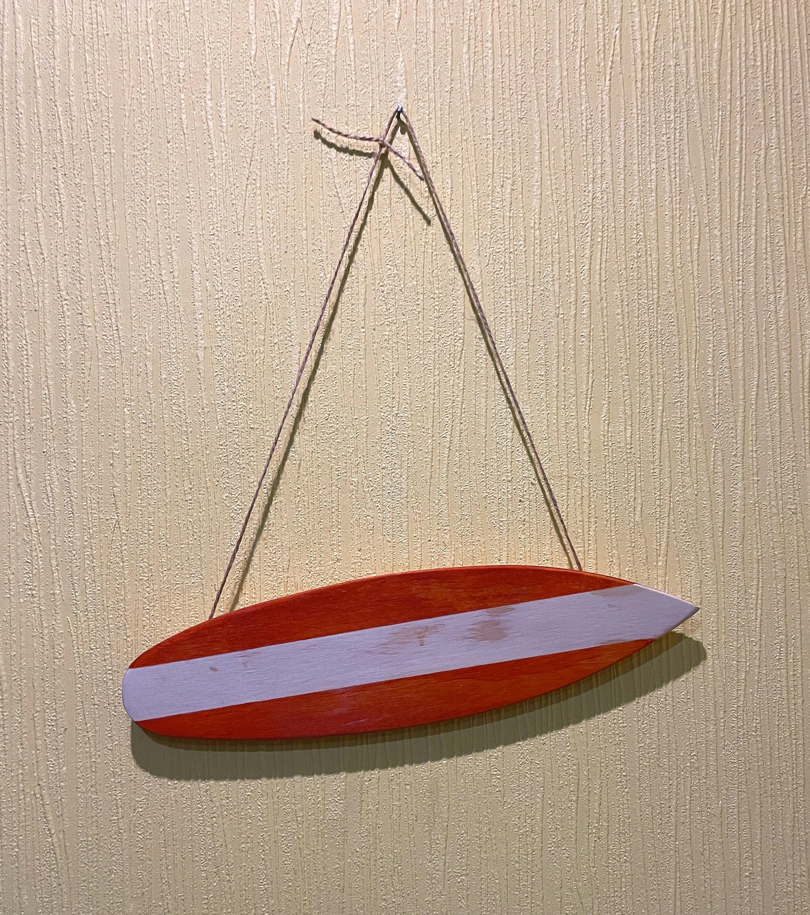 Wooden Mini Surfboard Wall Hanging Decor Etsy