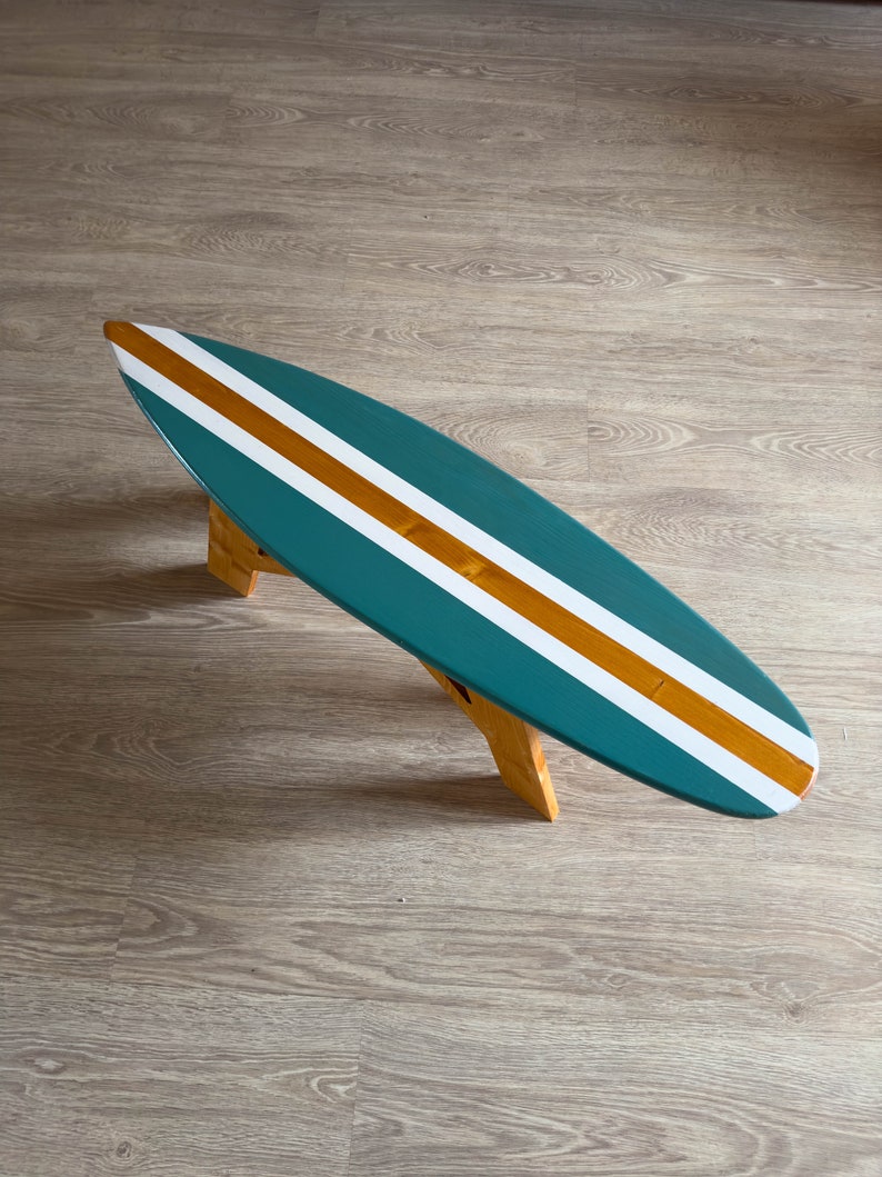 surf board coffee table