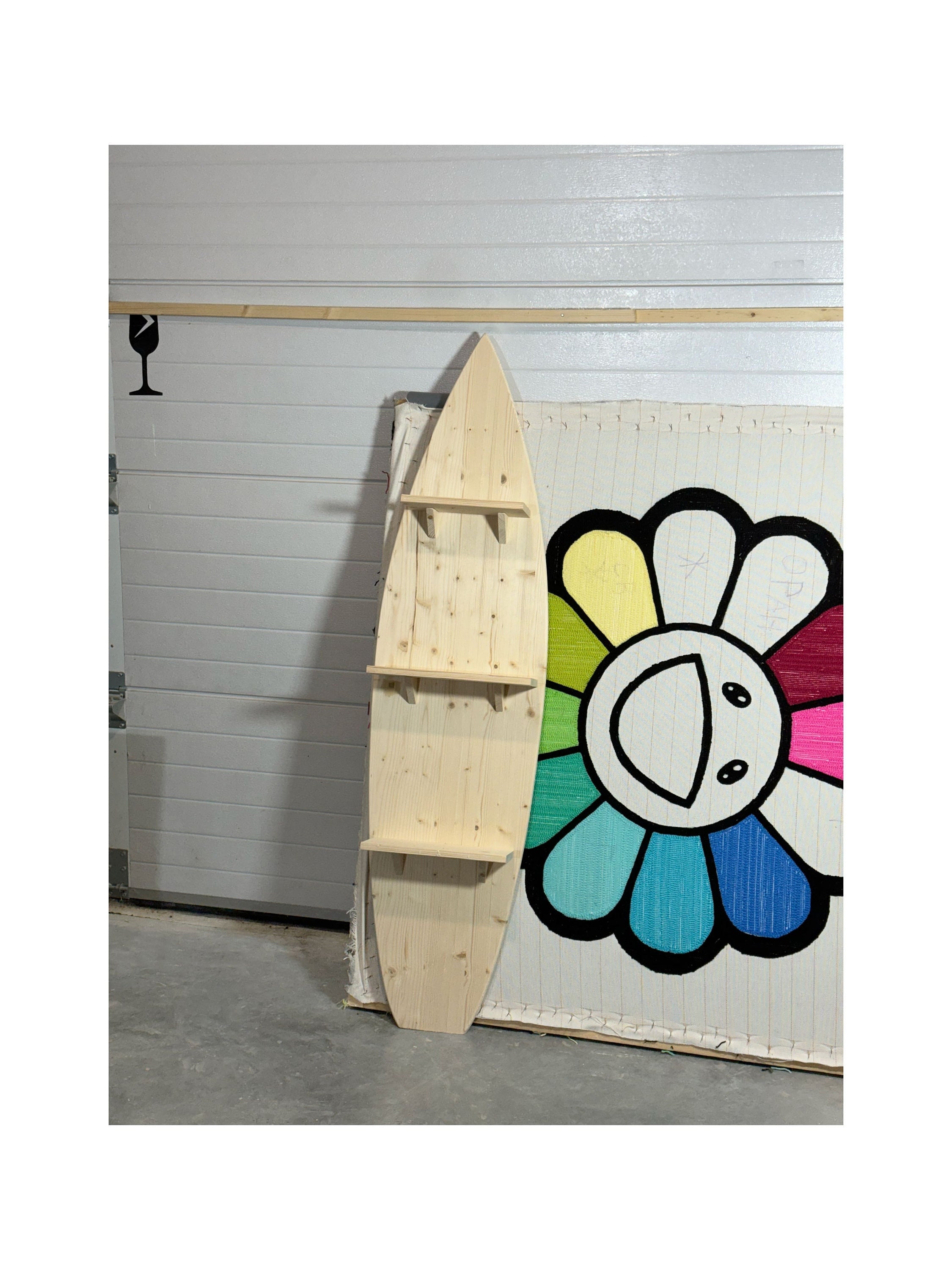 Surfboard Shelf Wall Rack Decor Stand