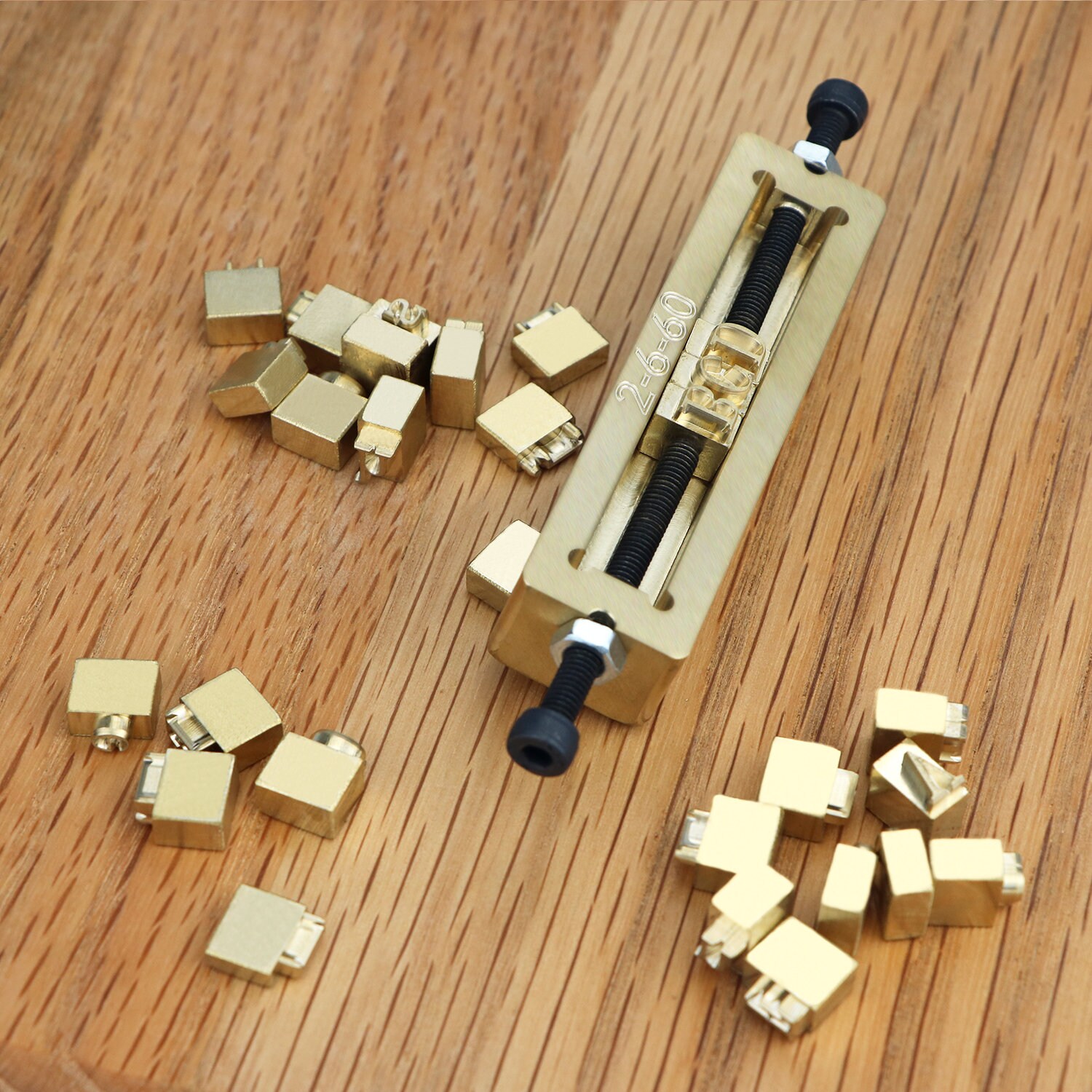 Lederstempel Hirsch-Design – Aus Messing, Mit Stahlgriff, Für Lederhandwerk