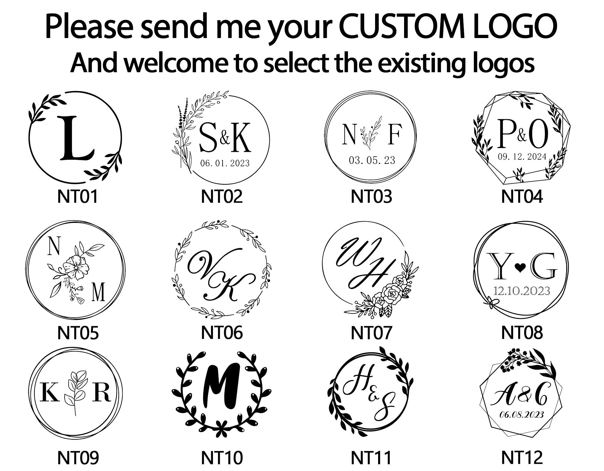 Full Set Wax Seal Kit Wedding Invitation Wax Stamp Kit Etsy