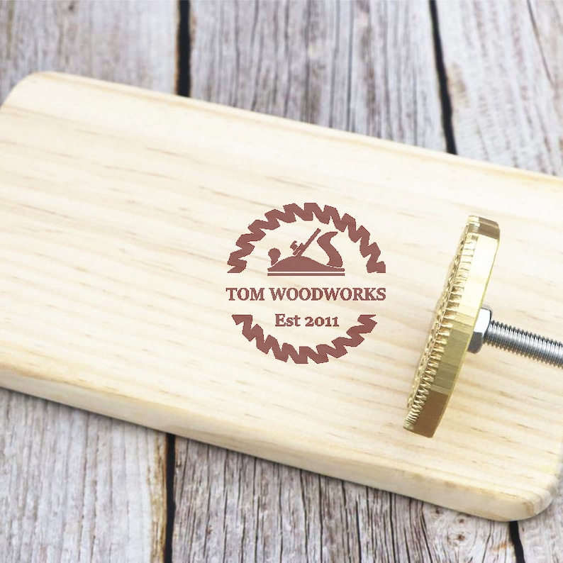 Branding iron custom metal stamp wood burning stamp custom Etsy