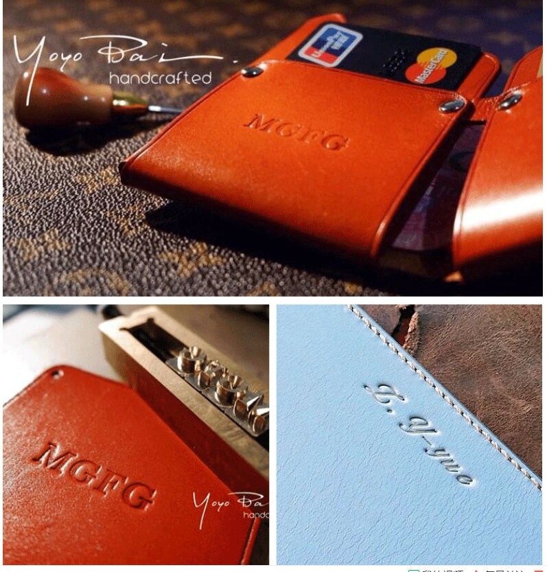 Lederstempel Drachenschuppen - 304 Edelstahl Prägestempel Für Lederarbeiten