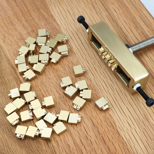 Custom Lederstempel 26 Alphabet Stempel Messing Metallstempel, Austauschbares Holz Marke Eisen Wärme Prägung Buchstabe T-Slot Halter Branding Bügeleisen