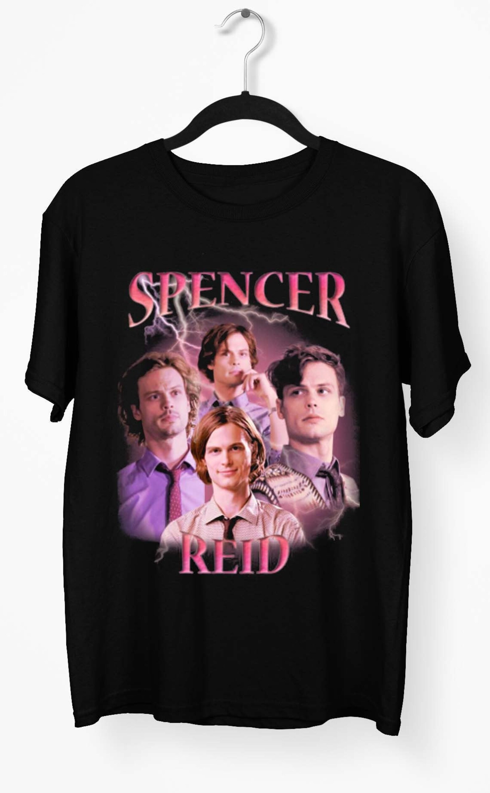 Vintage Spencer Reid TShirt Criminal Minds TV Series TShirt Etsy