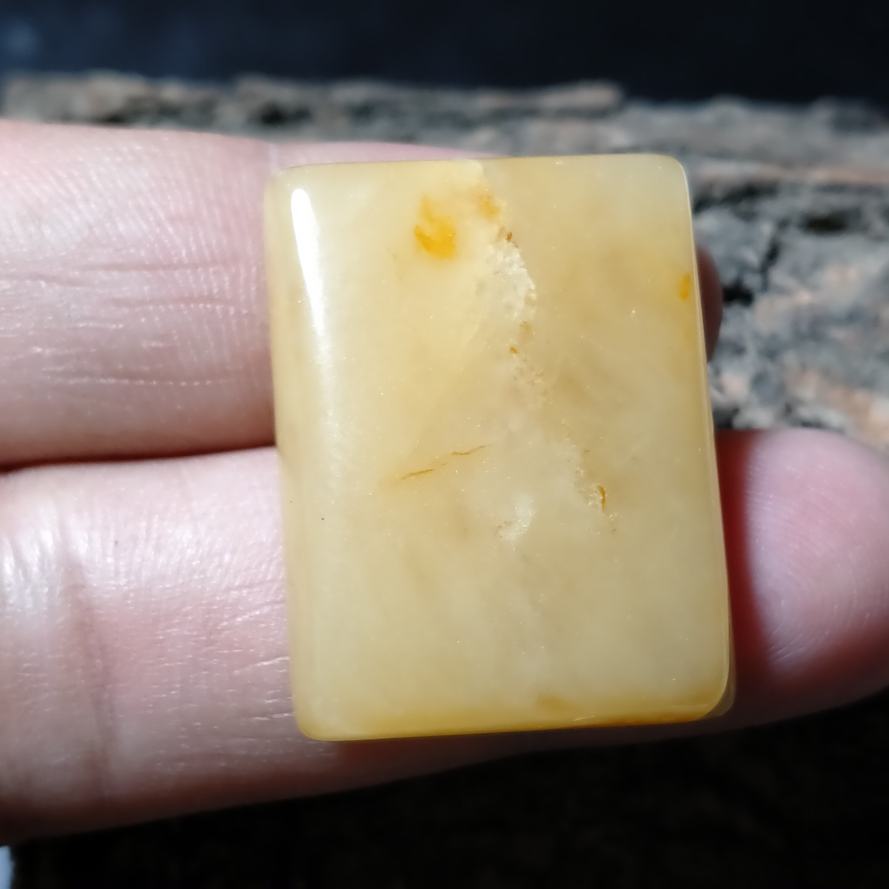 NATURAL YELLOW JADE Gemstone Cabochon Pendant Size 60 Ct Etsy