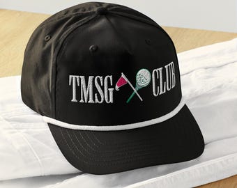 TMSG Club Golf Rope Hat: Retro Snapback Cap