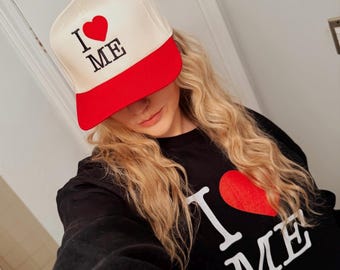 I Heart Me Embroidered Hat | Self Love Snapback Cap