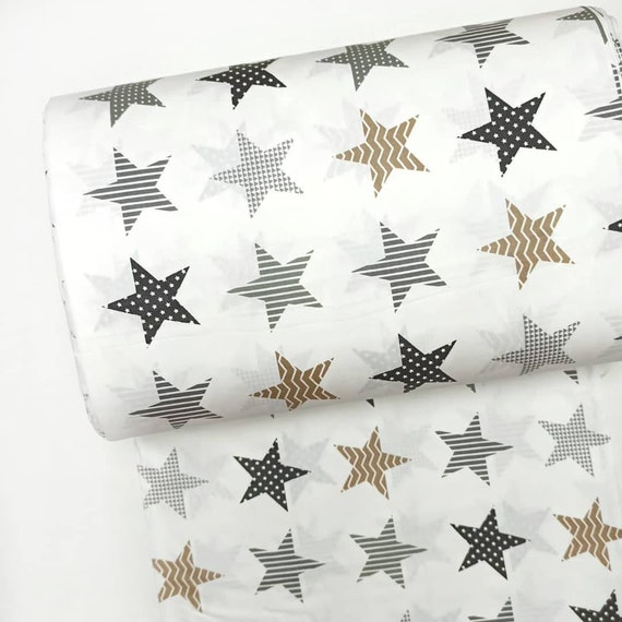 Star Fabric Star Textile KID FABRIC by the Yard 100 Cotton Etsy