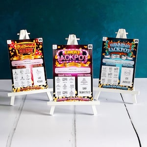 Carte à gratter personnalisée, cadeau à gratter pour révéler, révélation de voyage surprise personnalisée, pour anniversaire, pour anniversaire, pour mariage