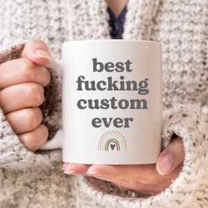 Best Fucking Custom Coffee mug | Personalized Father's Day Mug | Funny Personalized Coffee Mug | Customizable Gift | Teacher Appreciation