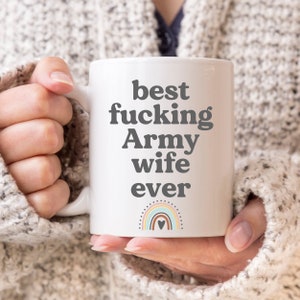 Army Wife Gift for Army Wife | Valentine's Day Gift for Army Wife Mug | Birthday Gift | To My Army Wife | Christmas Gift for Army Wife