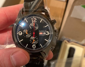 Parnis pilot watch chronograph