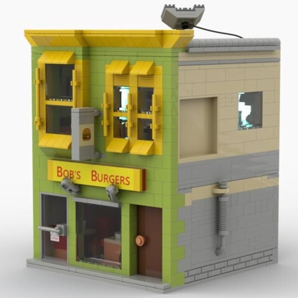 Bob´s Burgers PDF Bauanleitung für Ziegelbau MOC