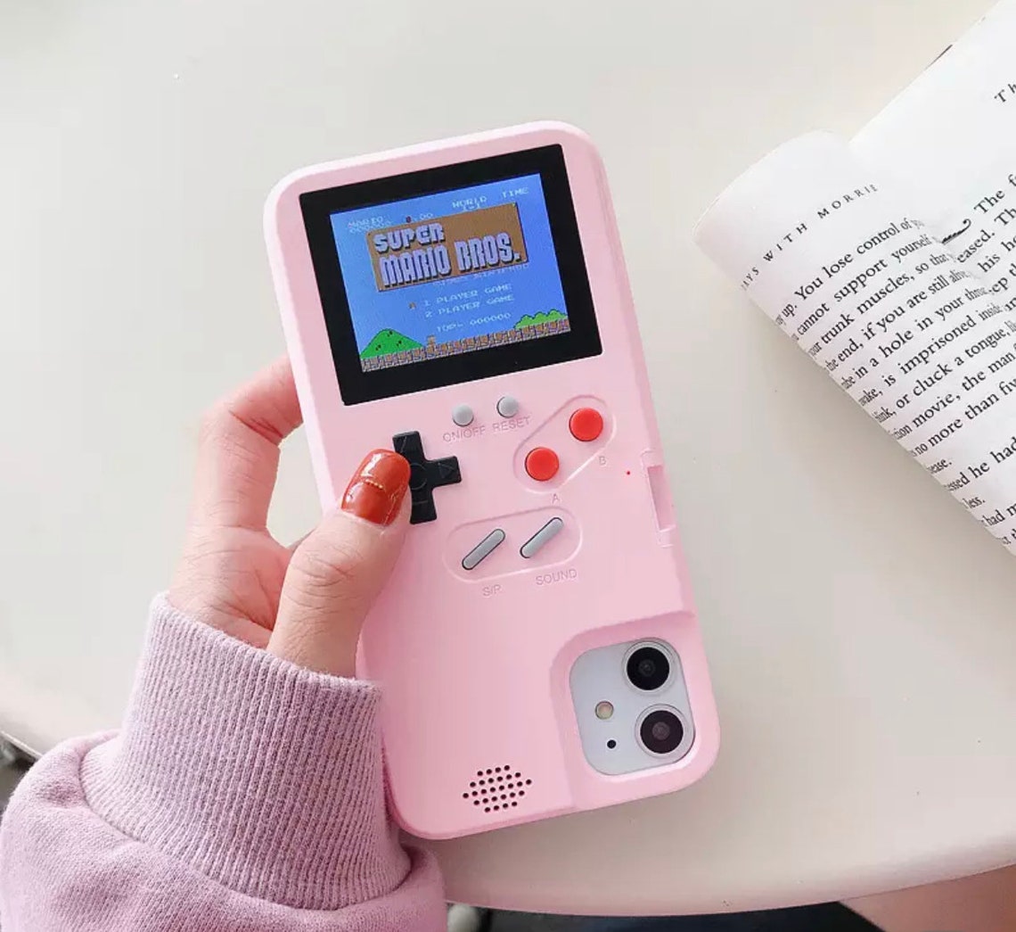 Gameboy back cover phone case with 36 games Etsy