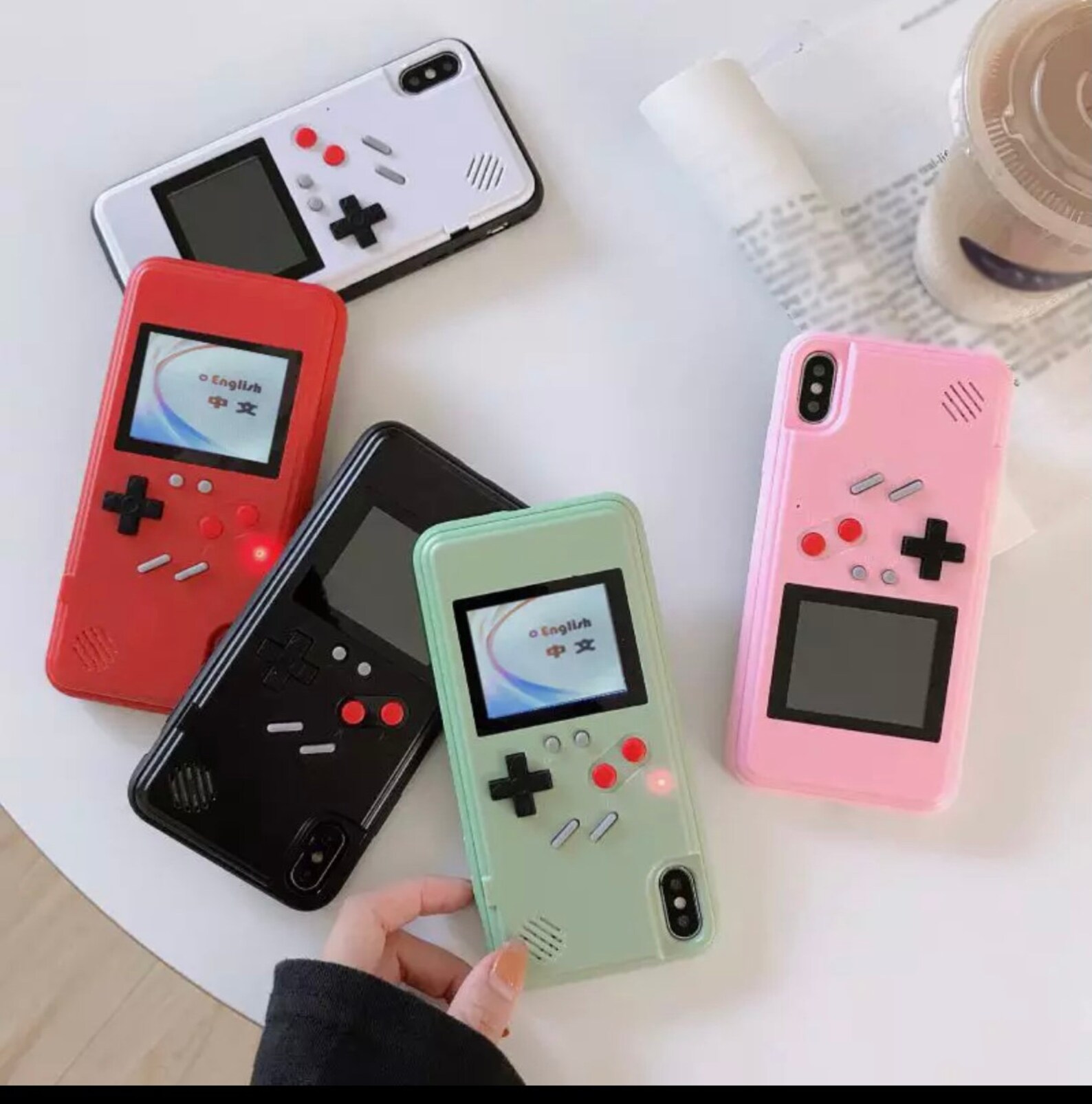 Gameboy back cover phone case with 36 games Etsy