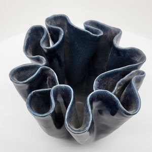 Handmade Stoneware Flower Ceramic Vase