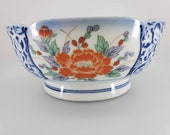 Vintage Porcelain Imari Ware, Imari Bowl Japan