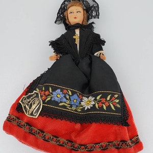 RARE 1950&#39;s France Poupee Nadette doll Dressed in Costume