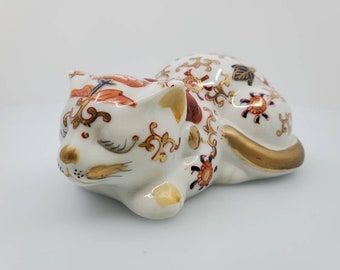 九谷焼 大きな眠り猫 20世紀前半のヴィンテージ - Etsy 日本