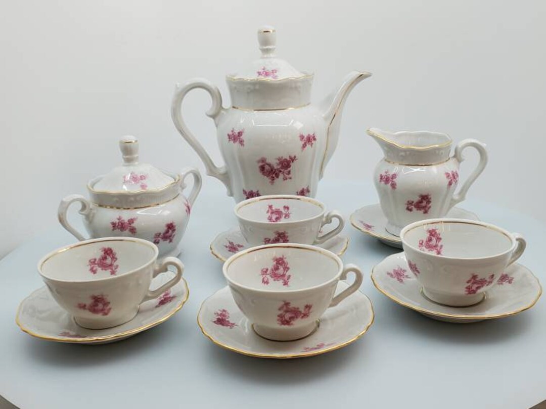 Set De Mesa Drink Coffee K'N'K Germany - Plexiglás Rectangular Multicolor Vintage