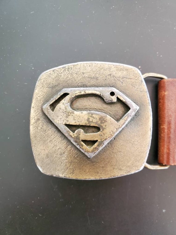 superman belt buckle