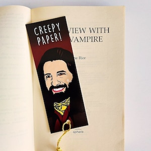 Nandor Bookmark, High Quality Card, Luxury Tassel, Book Lover Gift, Bookmark Gifts, Reading Gifts, Funny What We Do In The Shadows