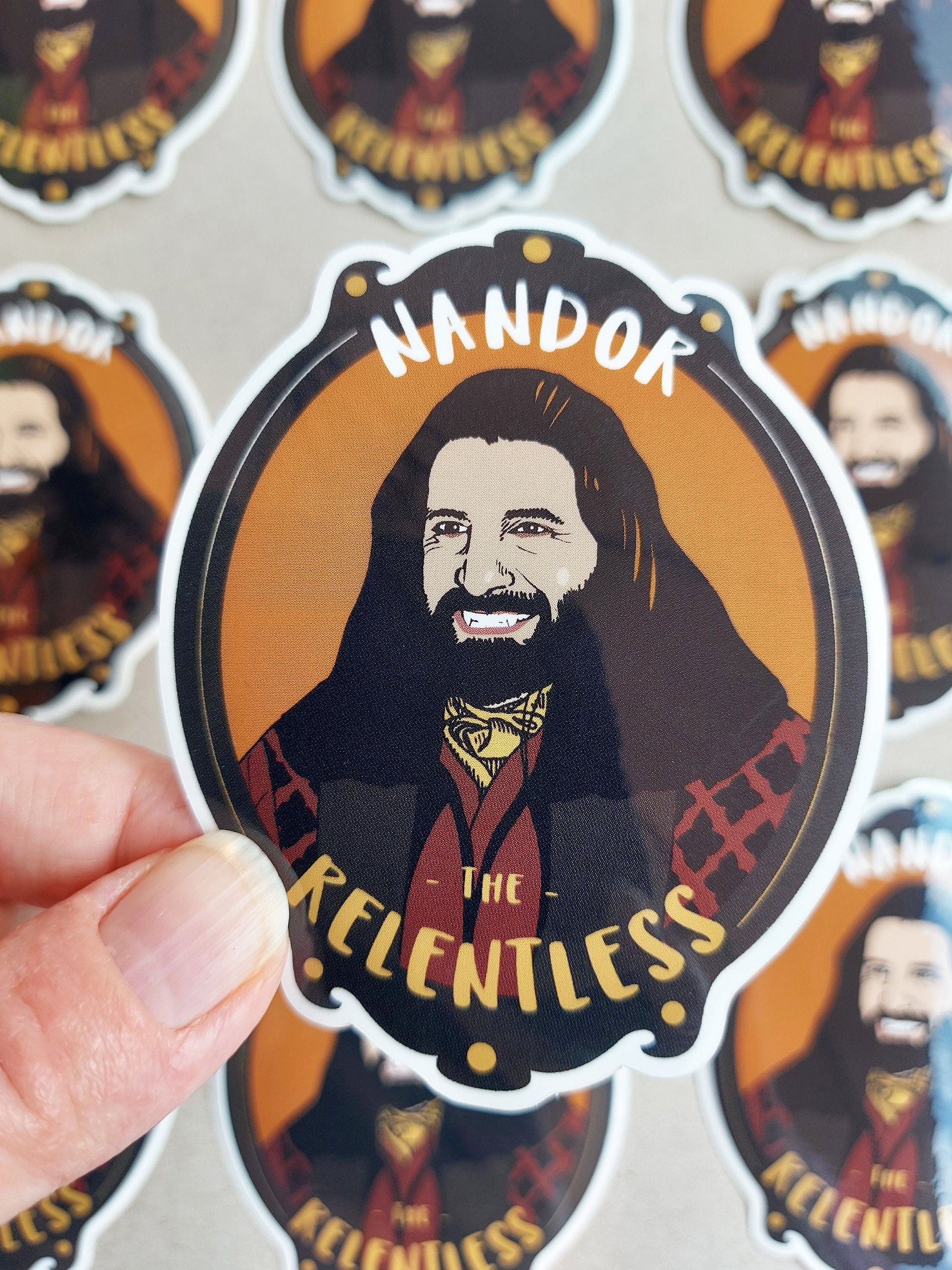 Nandor Vinyl Sticker Funny Laptop Stickers Vinyl Decal Etsy UK