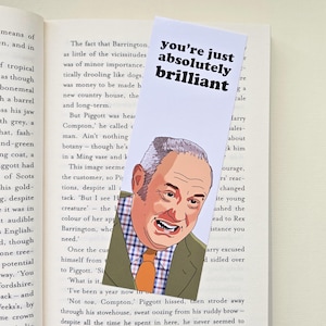 Keith Brymer Jones Bookmark, High Quality Card, Luxury Book Lover Gift, Bookmark Gifts, Reading Gifts, The Great Pottery Throw Down