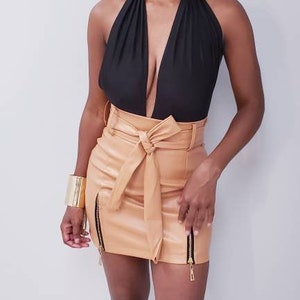 Khaki Pencil Skirt Etsy