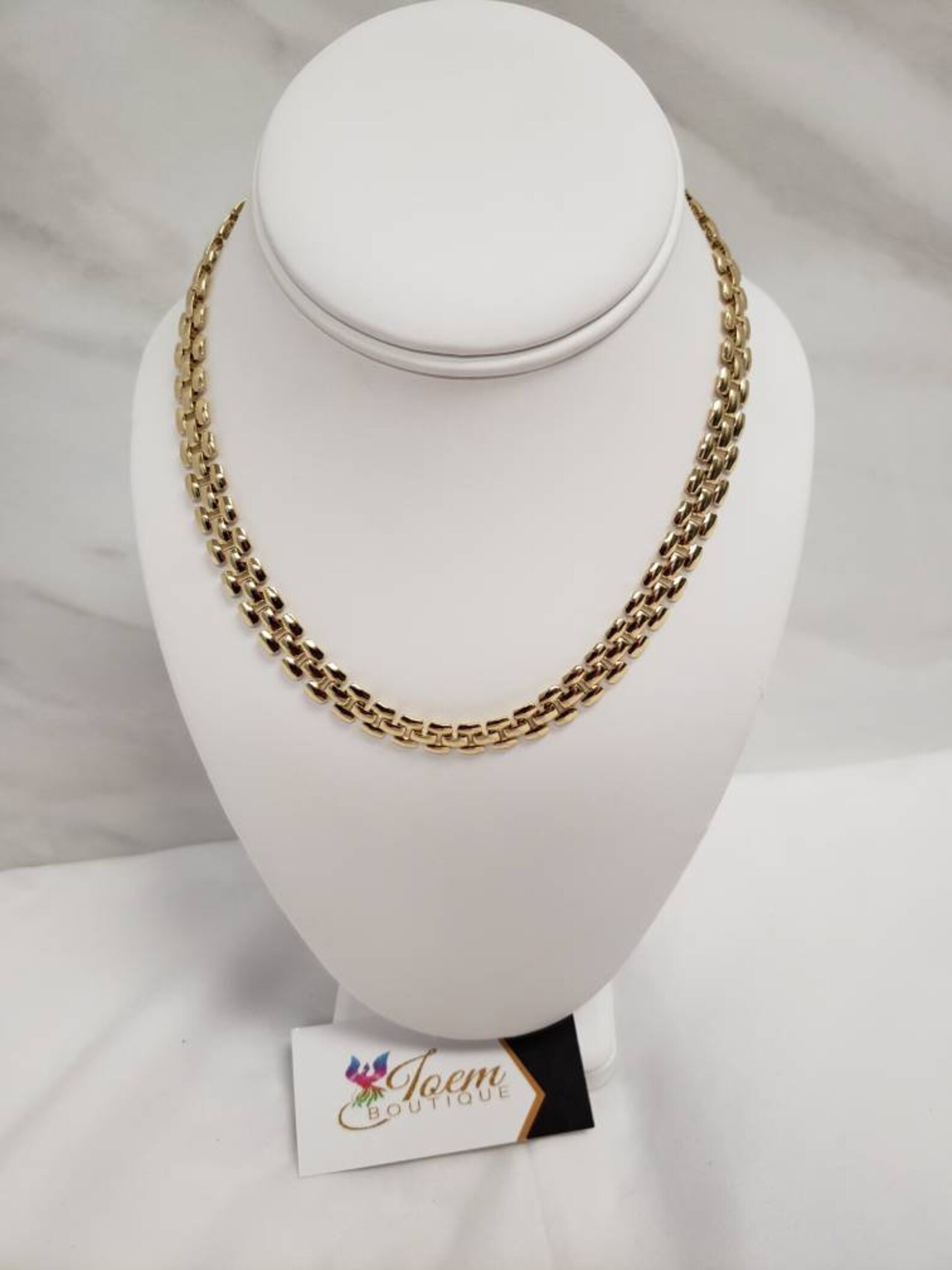 Cadena Versace chapada en oro de 24kt Etsy España