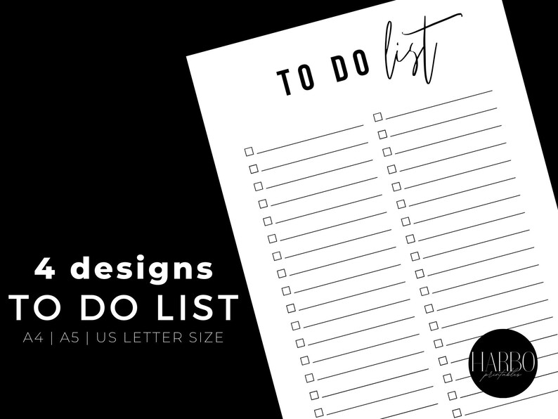 Printable to Do List Planner Page Printable Goal Planner Insert ...