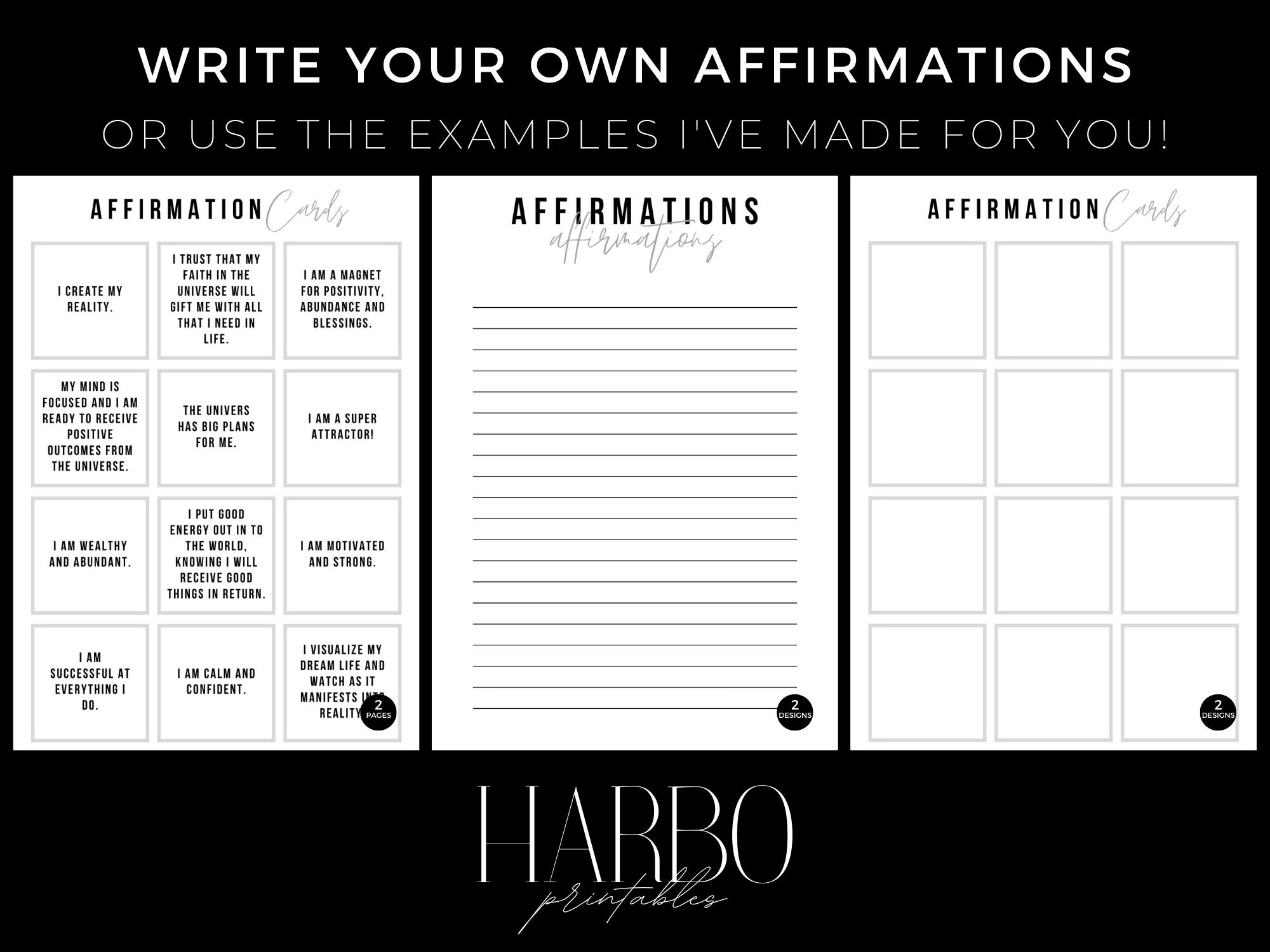 Manifestation Journal Printable Manifestation Planner Etsy