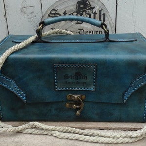 Valise *Sac * Étui de barbier * Sac à outils * Sac à outils * Étui pour appareil photo, sac de coiffeur * Cuir * Cuir * cousu à la main * Sac à outils *