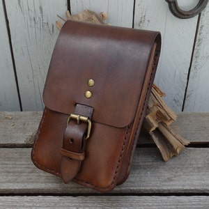 Gürteltasche * Bauchtasche * Leder * für Mann und Frau * Unikat * braun * Hip Bag * Belt Bag * Fanny Pack * Bum Bag *