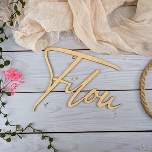 Lettere personalizzate in legno | Targa per porta per cameretta bambini | nome desiderato | cartello in legno | Targhetta per cameretta dei bambini | muro di lettere