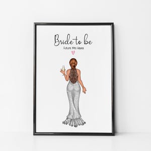 Gepersonaliseerde beste vriend verjaardagsafdruk, besties, BFF, vrienden, verjaardagskaart, wenskaart, custom, vriendschap, aandenken