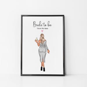 Gepersonaliseerde beste vriend verjaardagsafdruk, besties, BFF, vrienden, verjaardagskaart, wenskaart, custom, vriendschap, aandenken