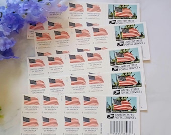 100 pieces US Flag Stamps 2025