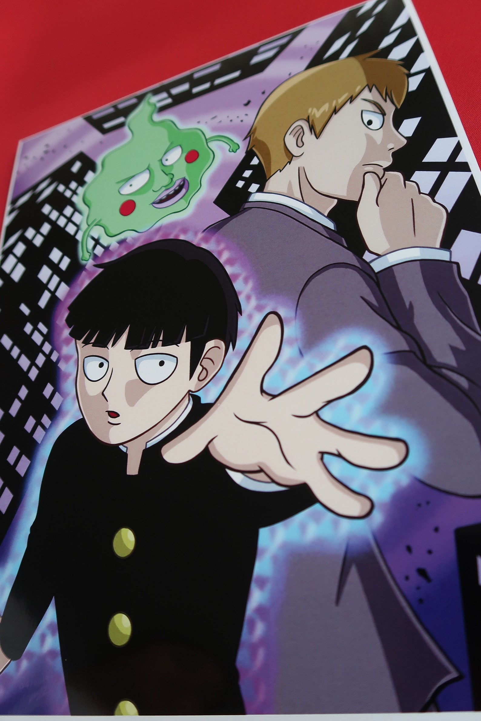 Mob Psycho 100 with Reigen and Dimple Print | Etsy
