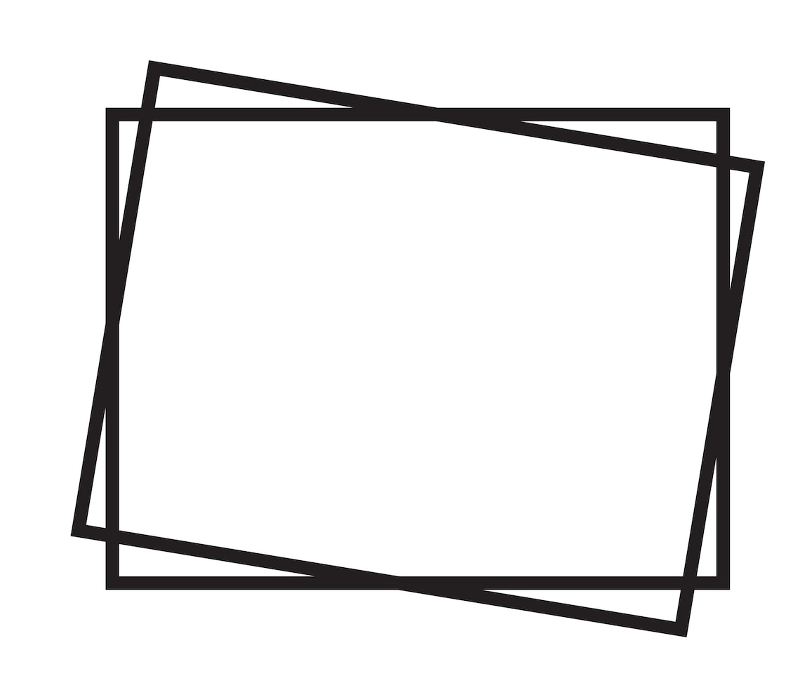 Layered Square Frame SVG Cut Files. Double Square SVG. Frame Etsy