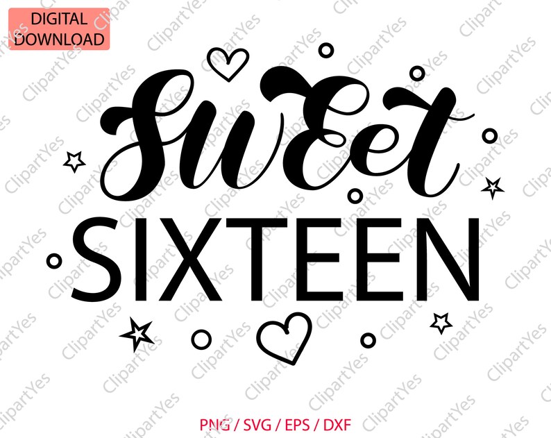 Free Free 265 Sweet Sixteen Squad Svg SVG PNG EPS DXF File