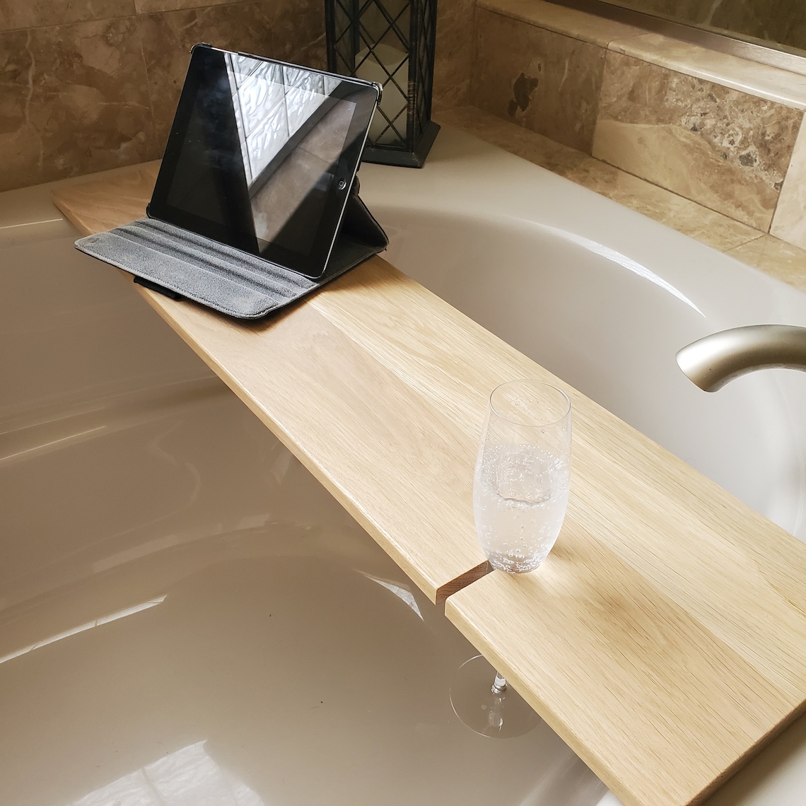 Handmade Oak Bath Caddy Bath Decor Bath Centerpiece Made - Etsy
