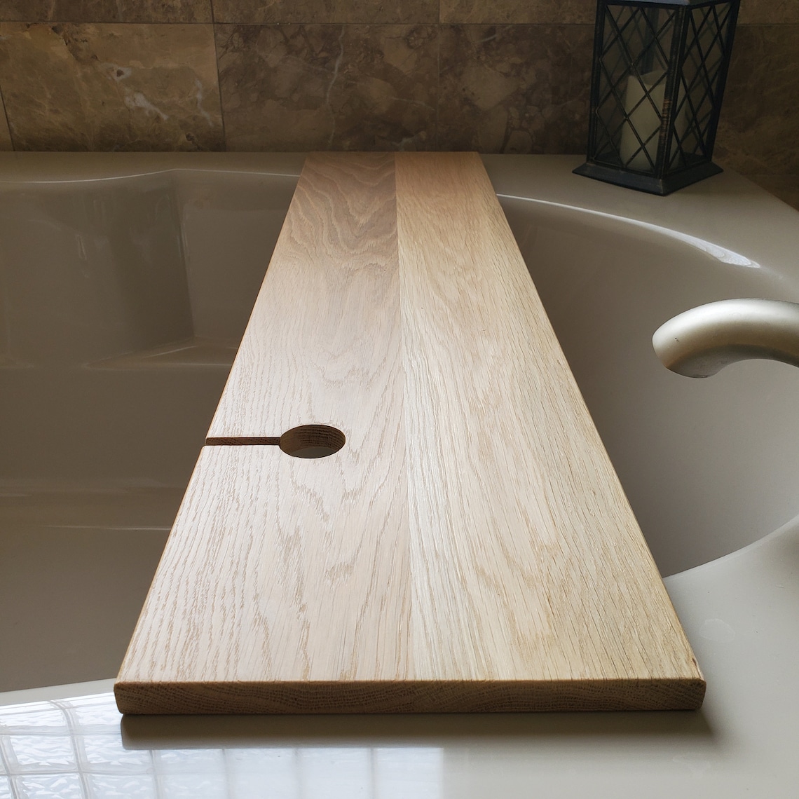 Handmade Oak Bath Caddy Bath Decor Bath Centerpiece Made - Etsy
