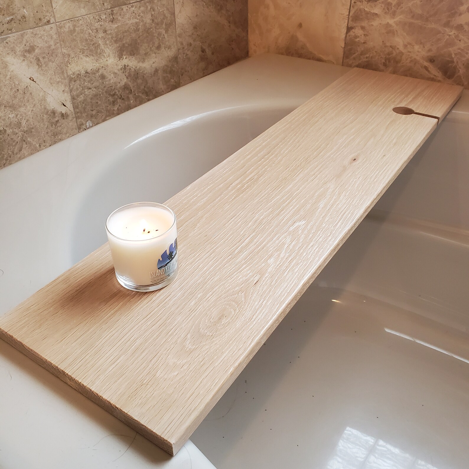 Handmade Oak Bath Caddy Bath Decor Bath Centerpiece Made - Etsy