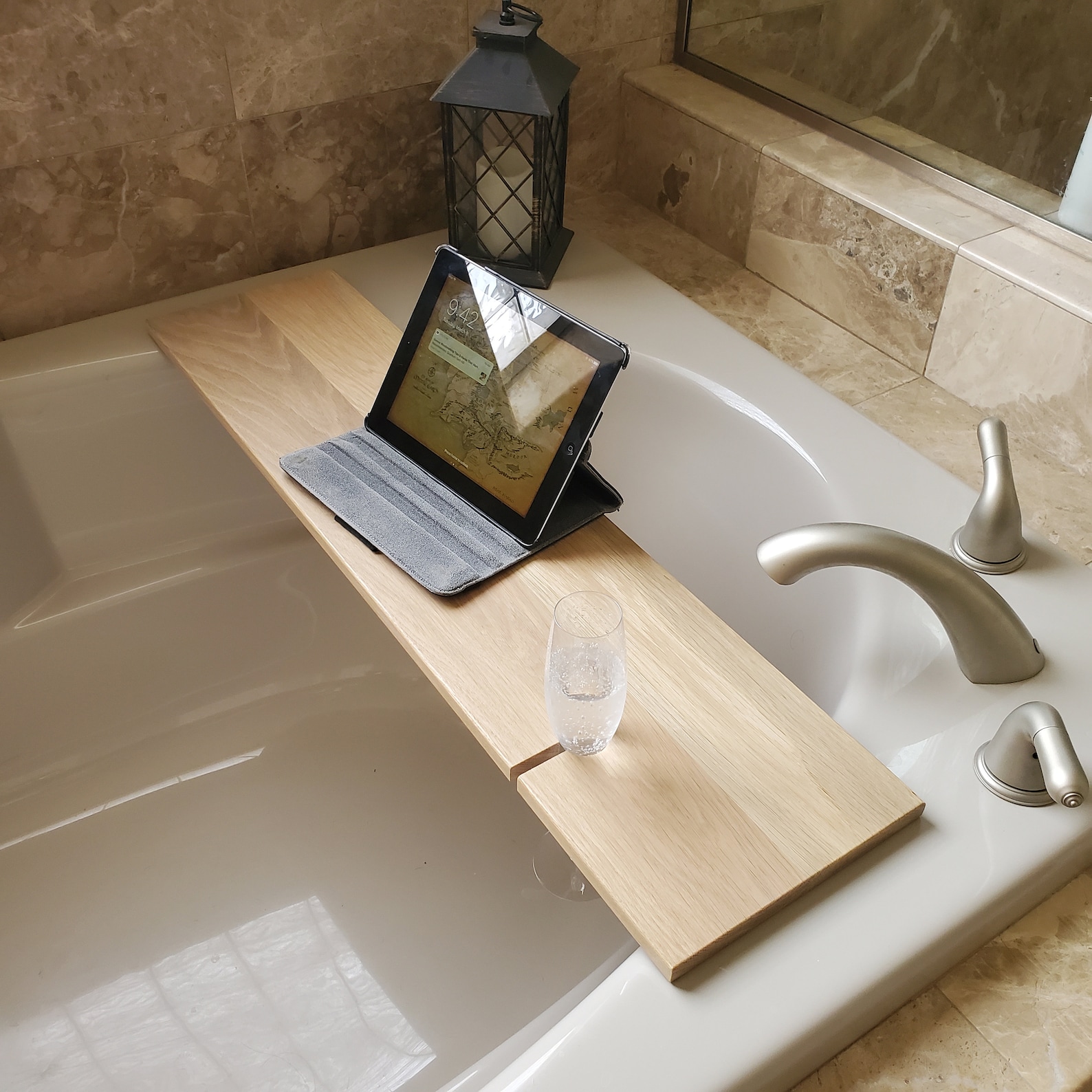 Handmade Oak Bath Caddy Bath Decor Bath Centerpiece Made - Etsy