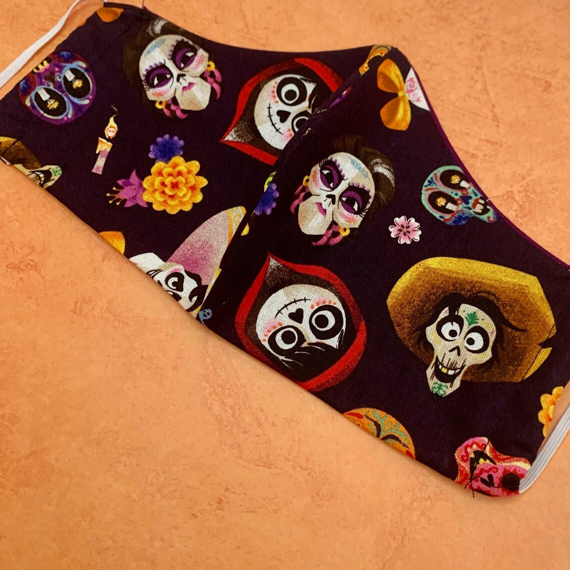 Coco Inspired Face Mask Disney Face Mask Custom Face Mask | Etsy